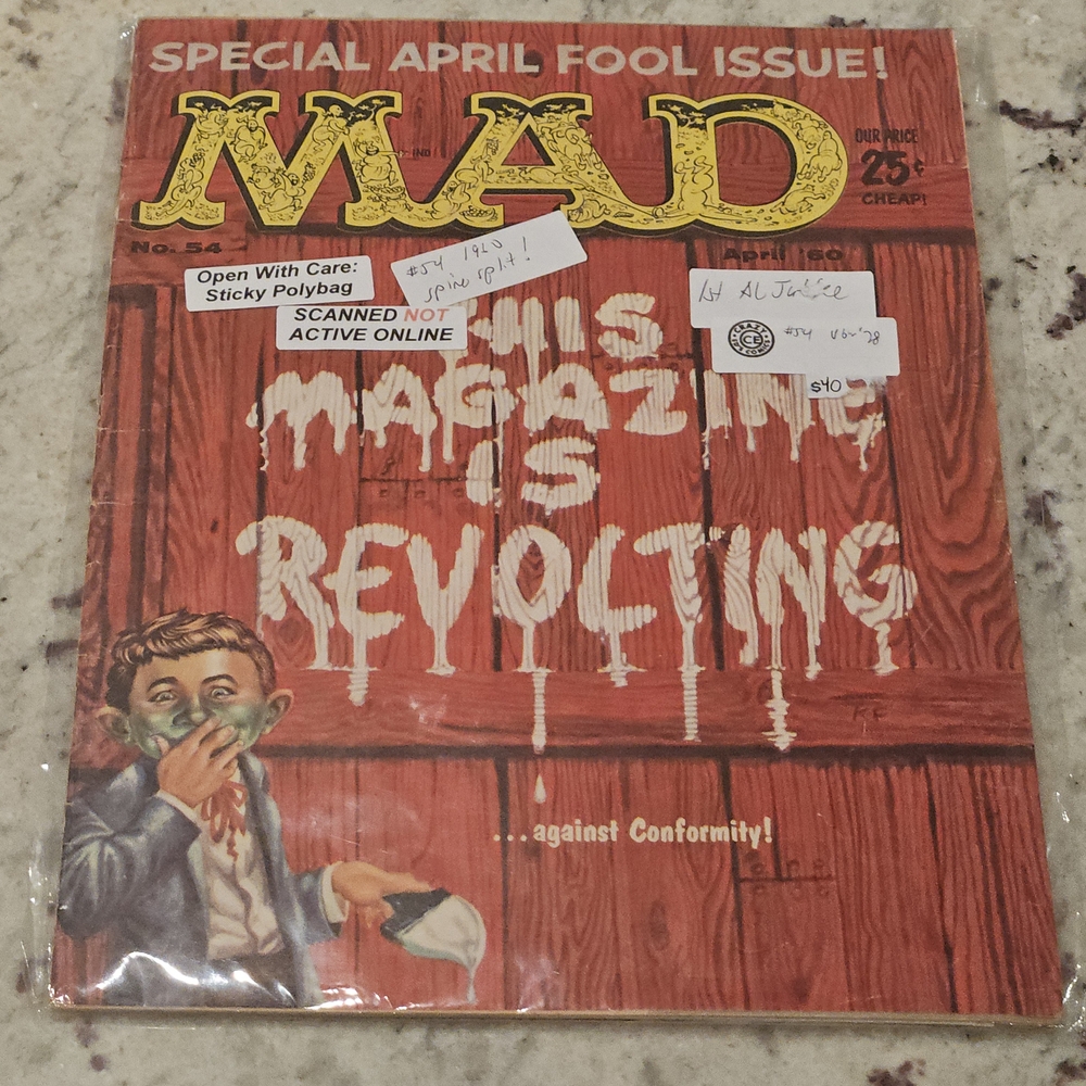 Special Edition Vintage Mad Magazine April 1960 Issue
